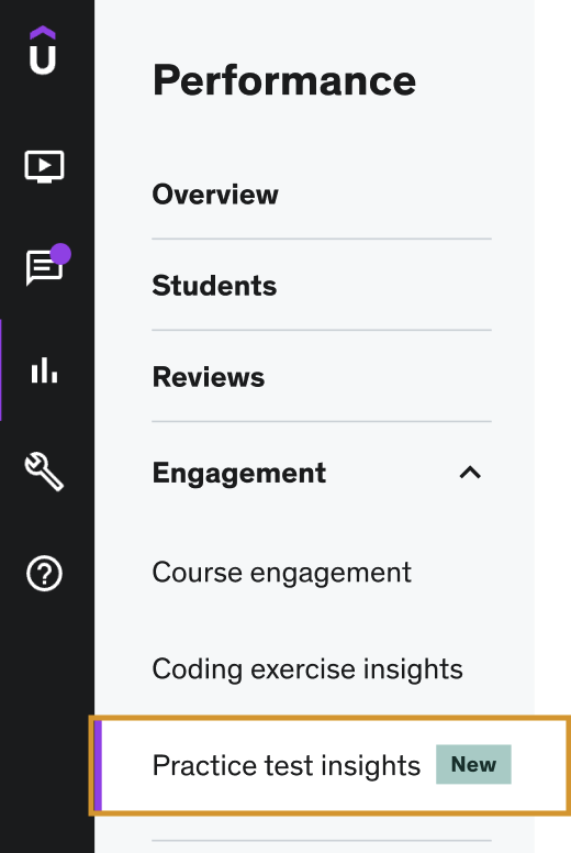 Performance: Practice Test Insights (Beta) – Udemy